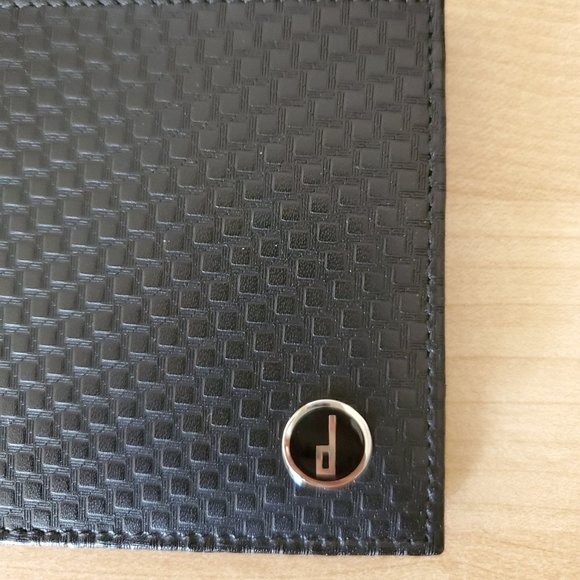 NWT - DUNHILL Black Leather Wallet with Money Clip - Picture 6 of 11